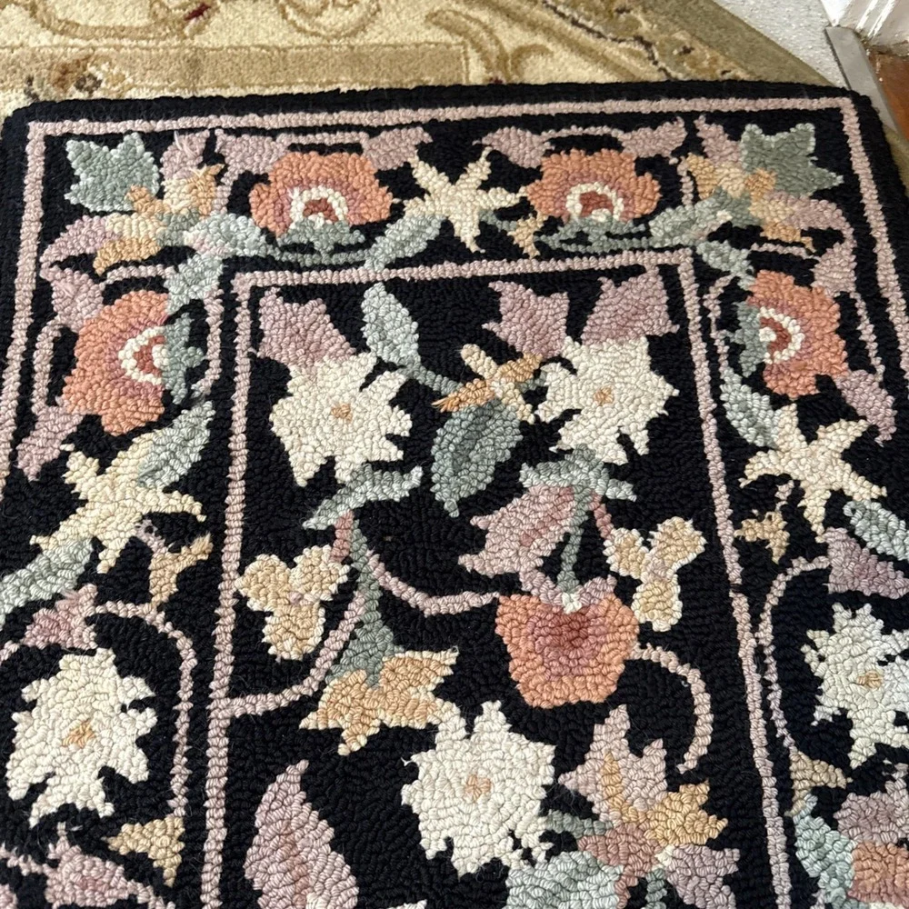 Vintage Jamestown Hand Hooked 100% Wool Rugs. 24